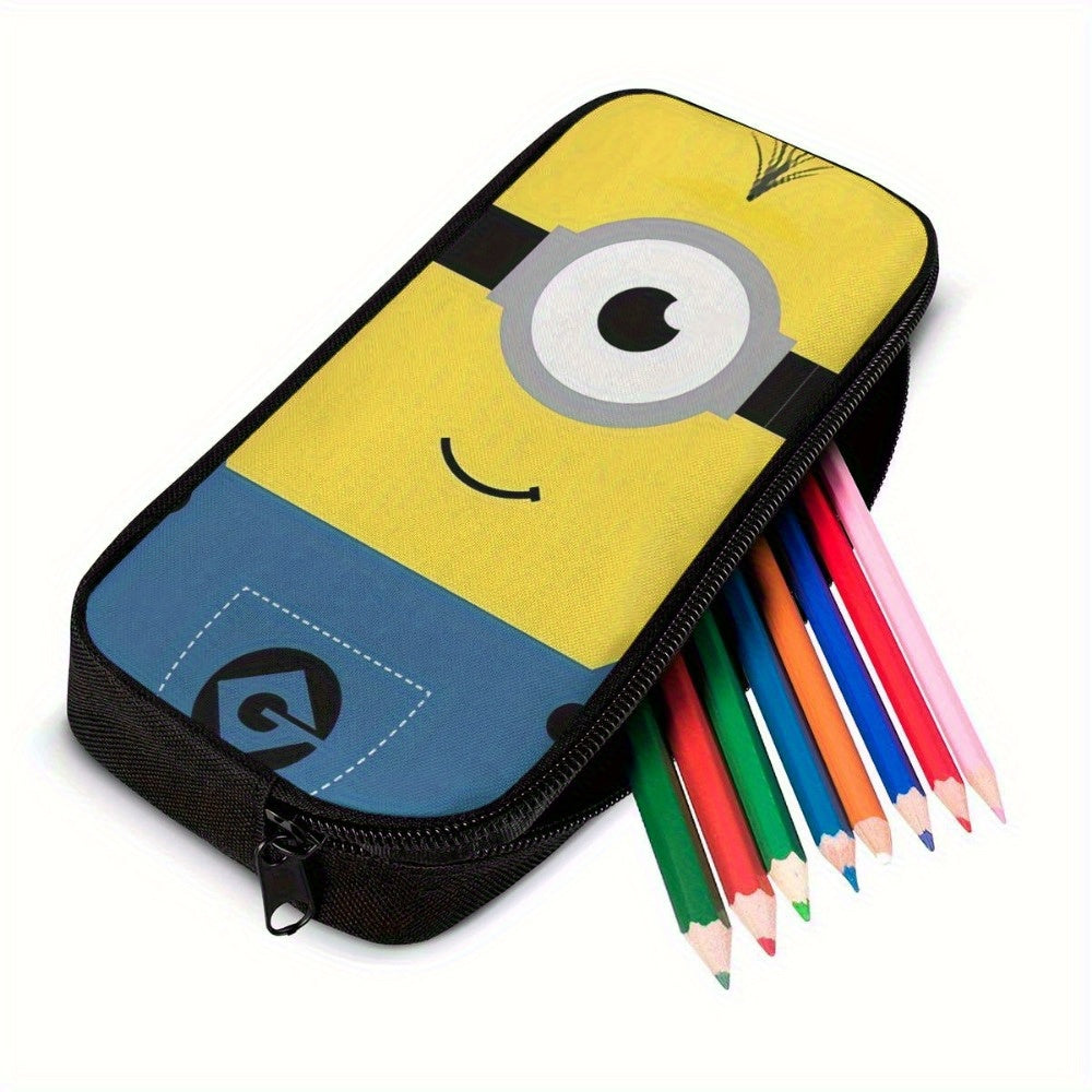 Kit Mochila Escolar Minions - Mochila, Lancheira e Estojo - Raven