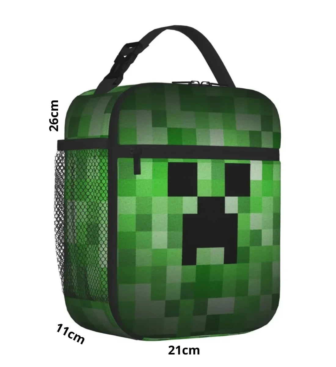 Lancheira Escolar Infantil Minecraft - Raven
