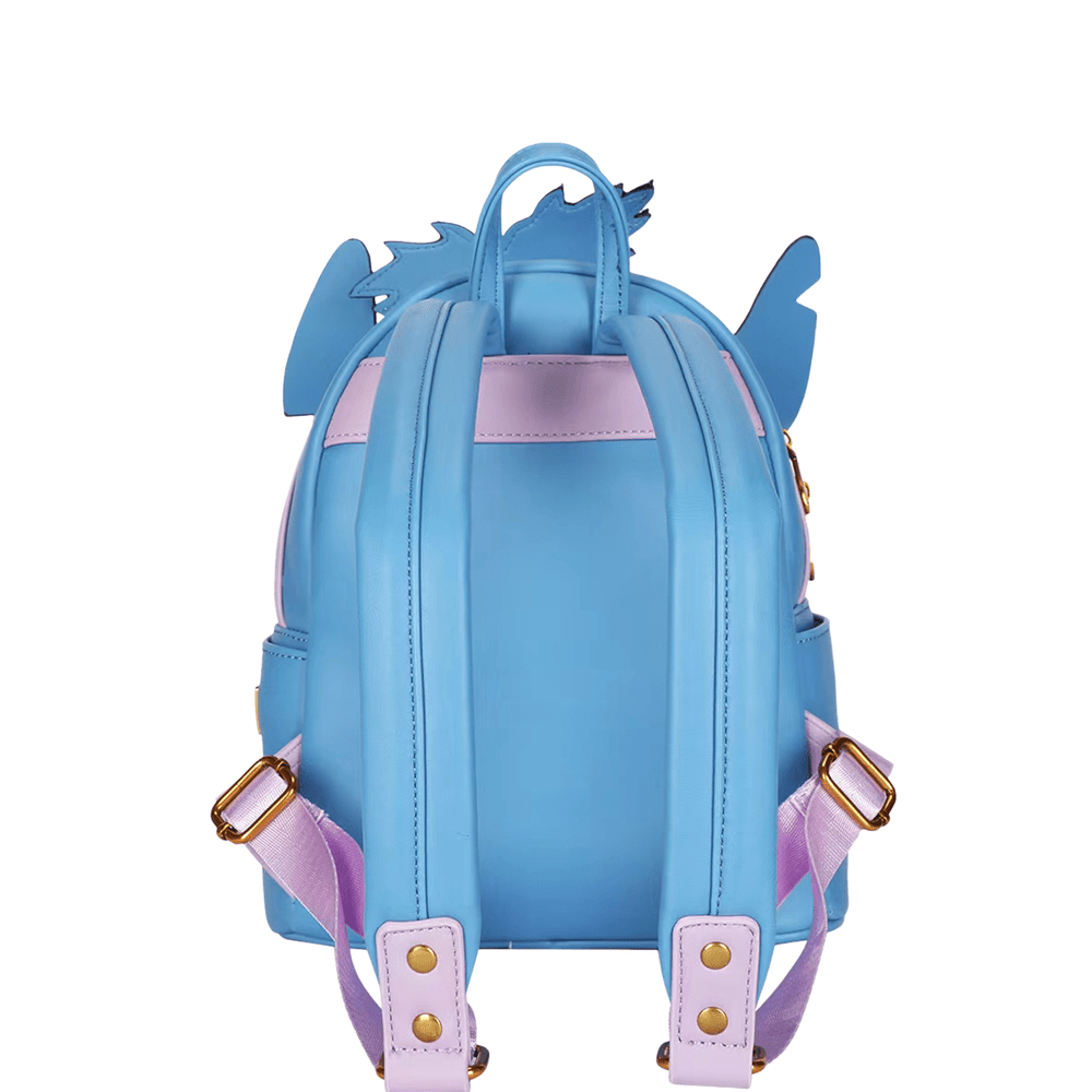 Mochila Escolar Feminina Stitch em Couro - Raven