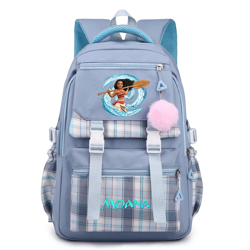 Mochila Escolar Infantil Princesa Moana + Chaveiro de Brinde - Lojas Raven
