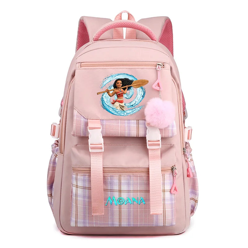Mochila Escolar Infantil Princesa Moana + Chaveiro de Brinde - Lojas Raven