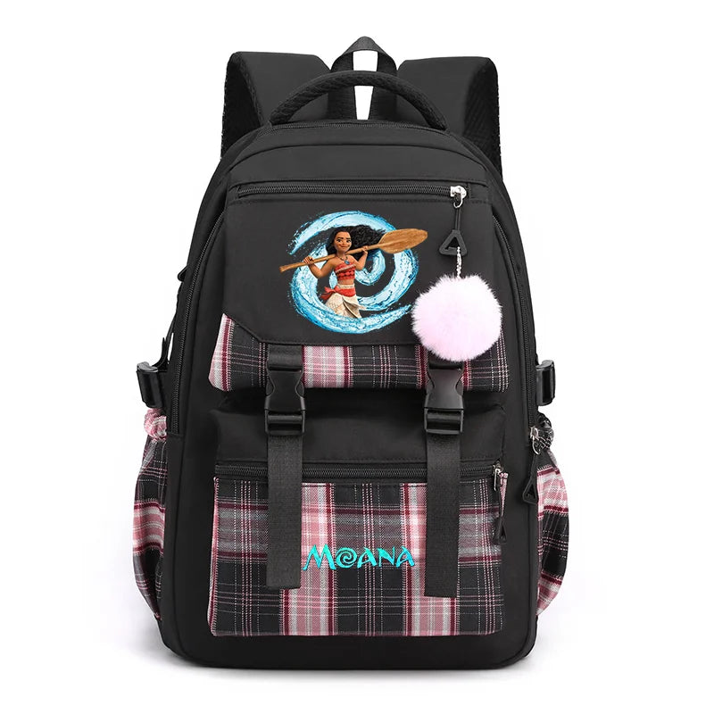 Mochila Escolar Infantil Princesa Moana + Chaveiro de Brinde - Lojas Raven