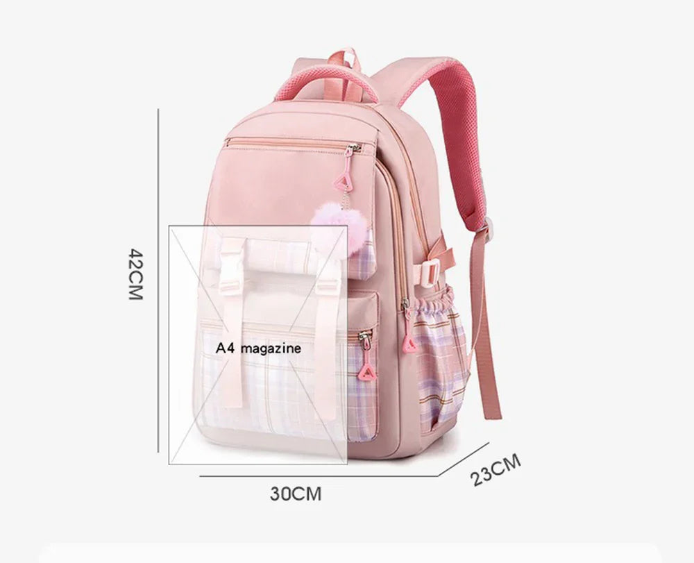 Mochila Escolar Infantil Princesa Moana + Chaveiro de Brinde - Lojas Raven