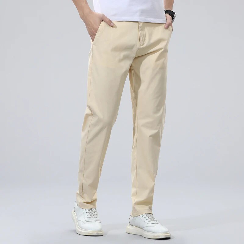 Calça Chino em Sarja Masculina
