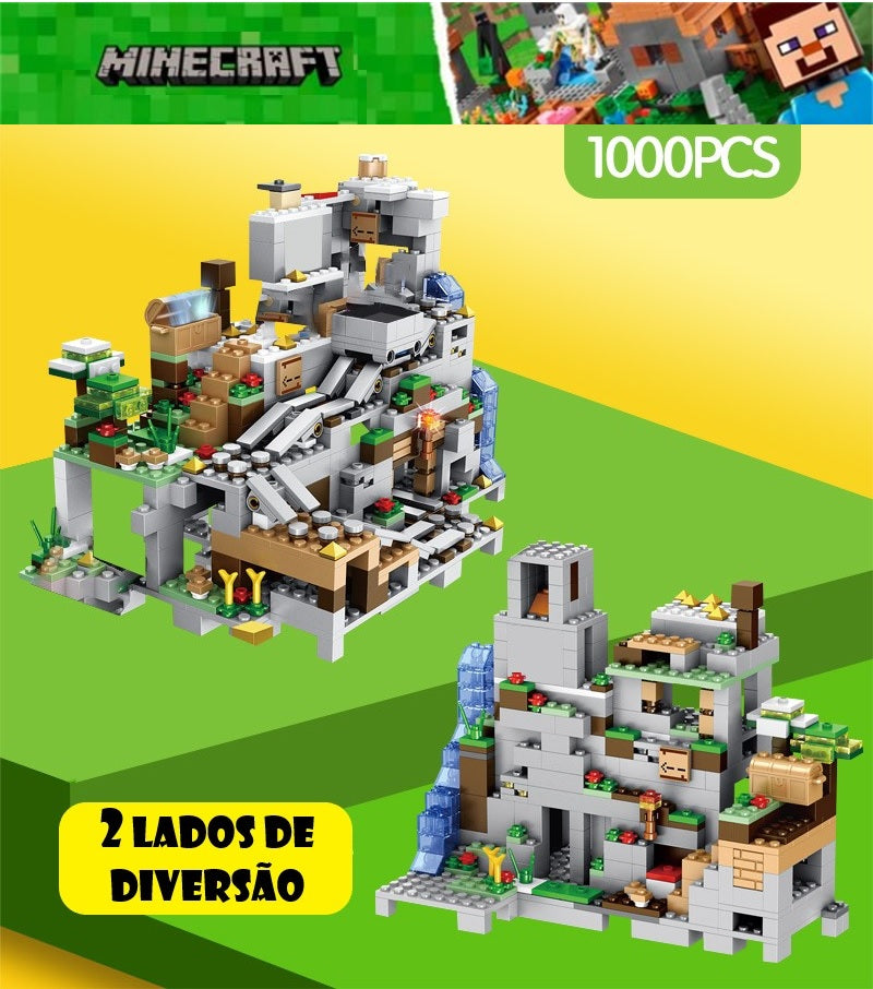 Caverna da Montanha Minecraft (1.000 Peças) - Lojas Raven