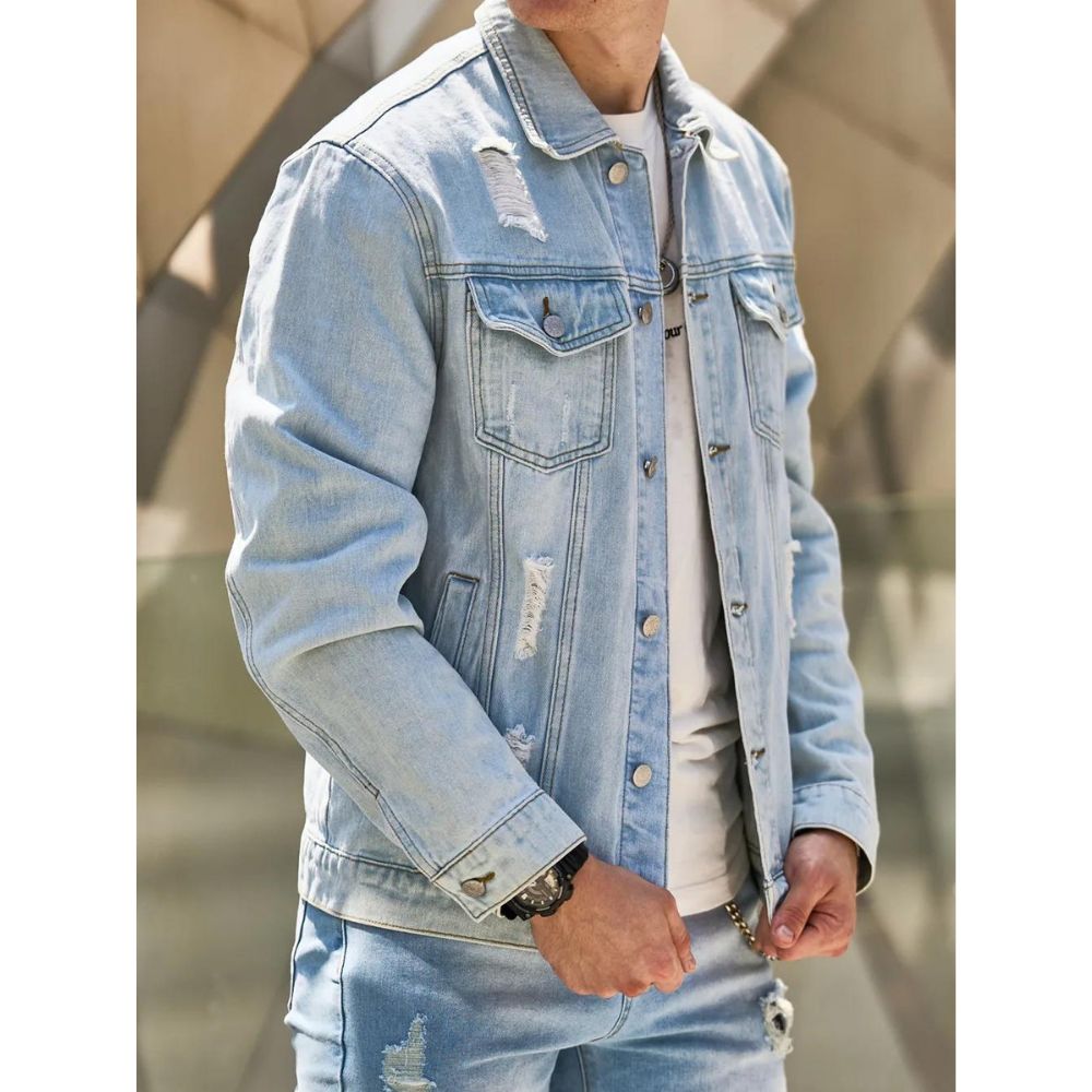 Jaqueta Jeans Masculina