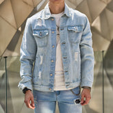 Jaqueta Jeans Masculina