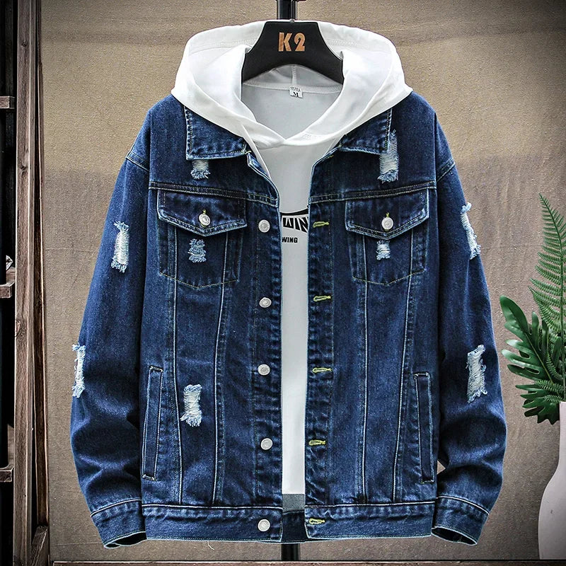 Jaqueta Jeans Masculina