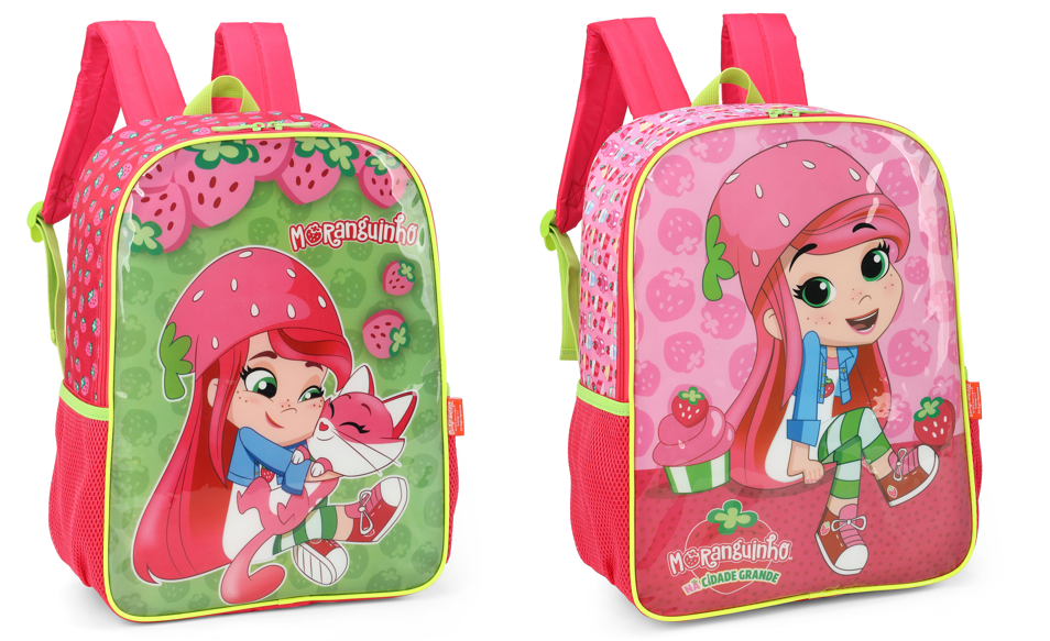 Mochila de costas Moranguinho Infantil - Lojas Raven