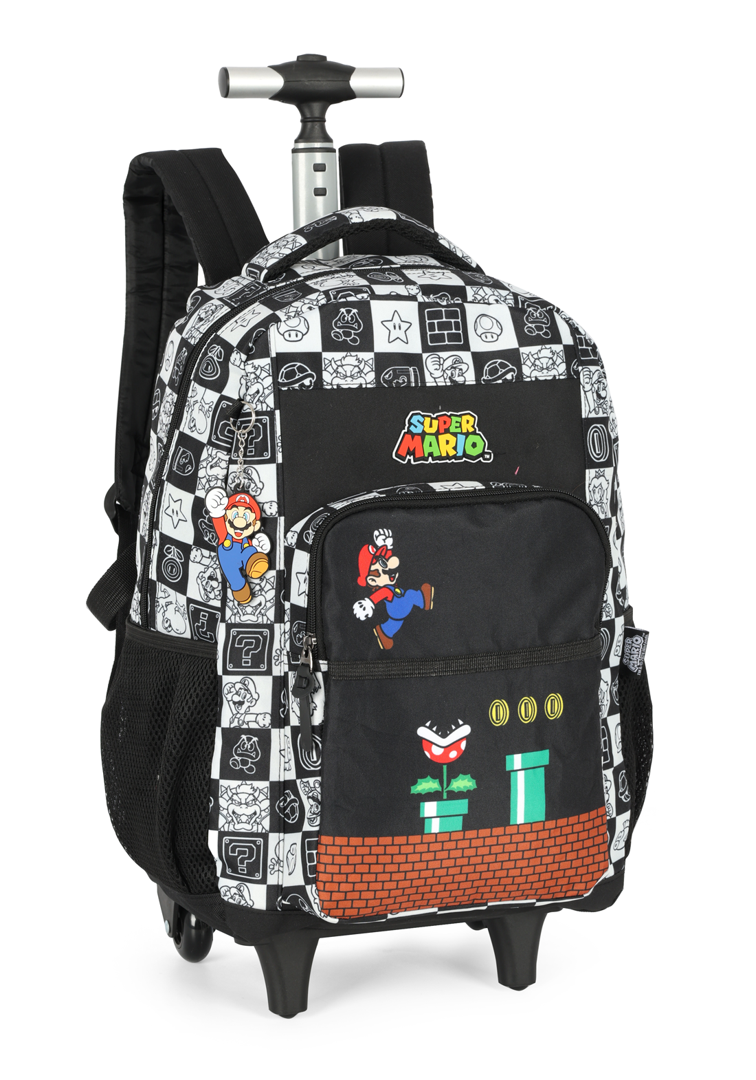 Mochila Super Mario de Rodinha e Costas - Lojas Raven