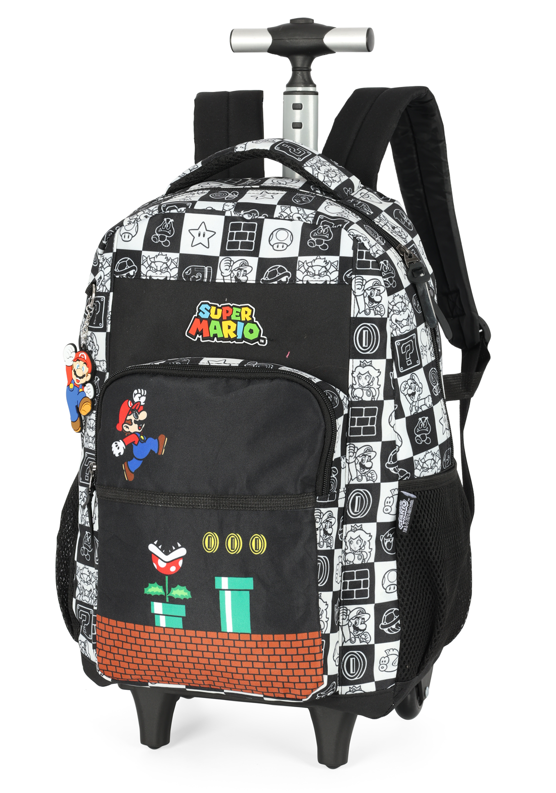 Mochila Super Mario de Rodinha e Costas - Lojas Raven
