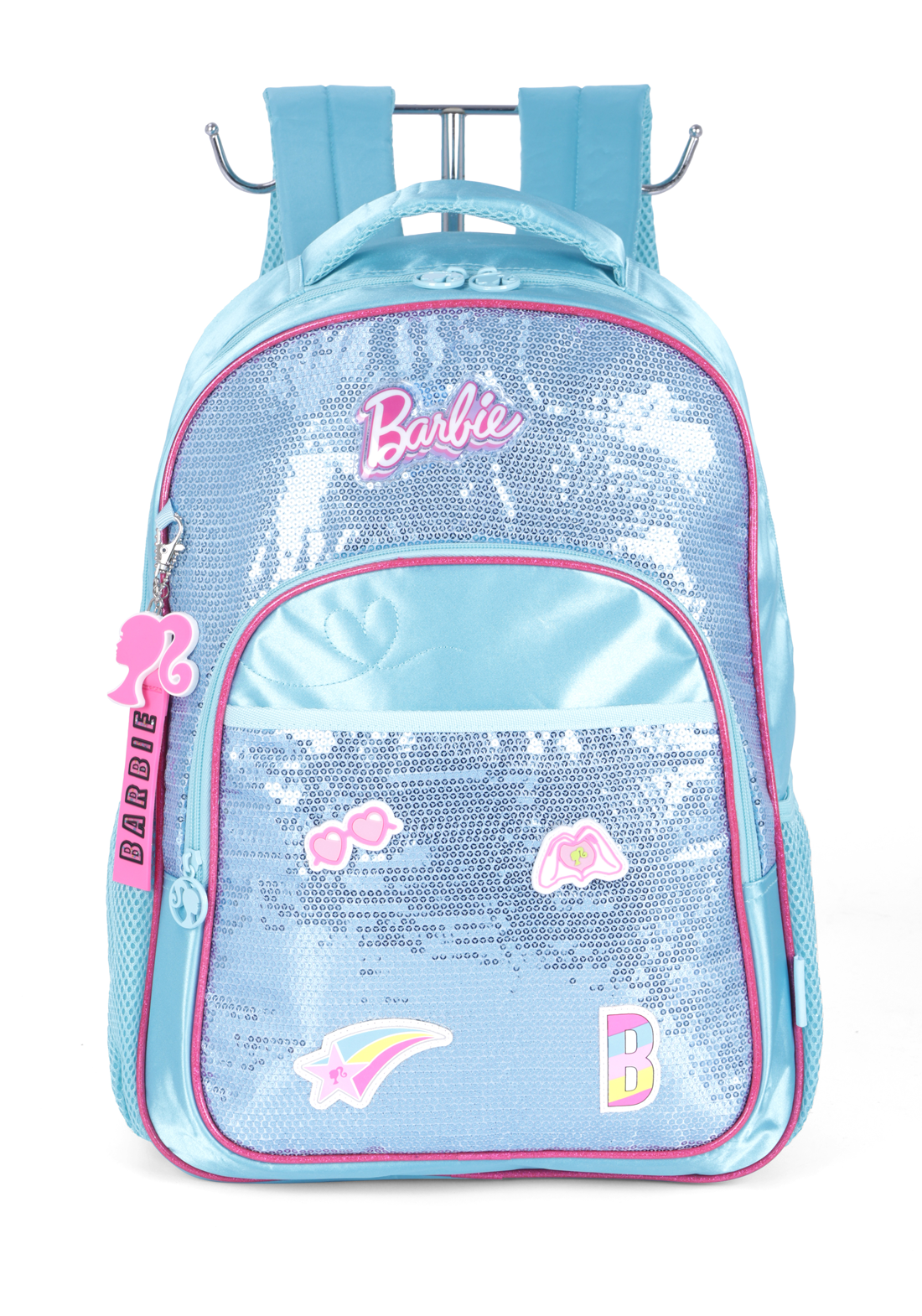 Mochila de Costas Barbie Paetê - Lojas Raven