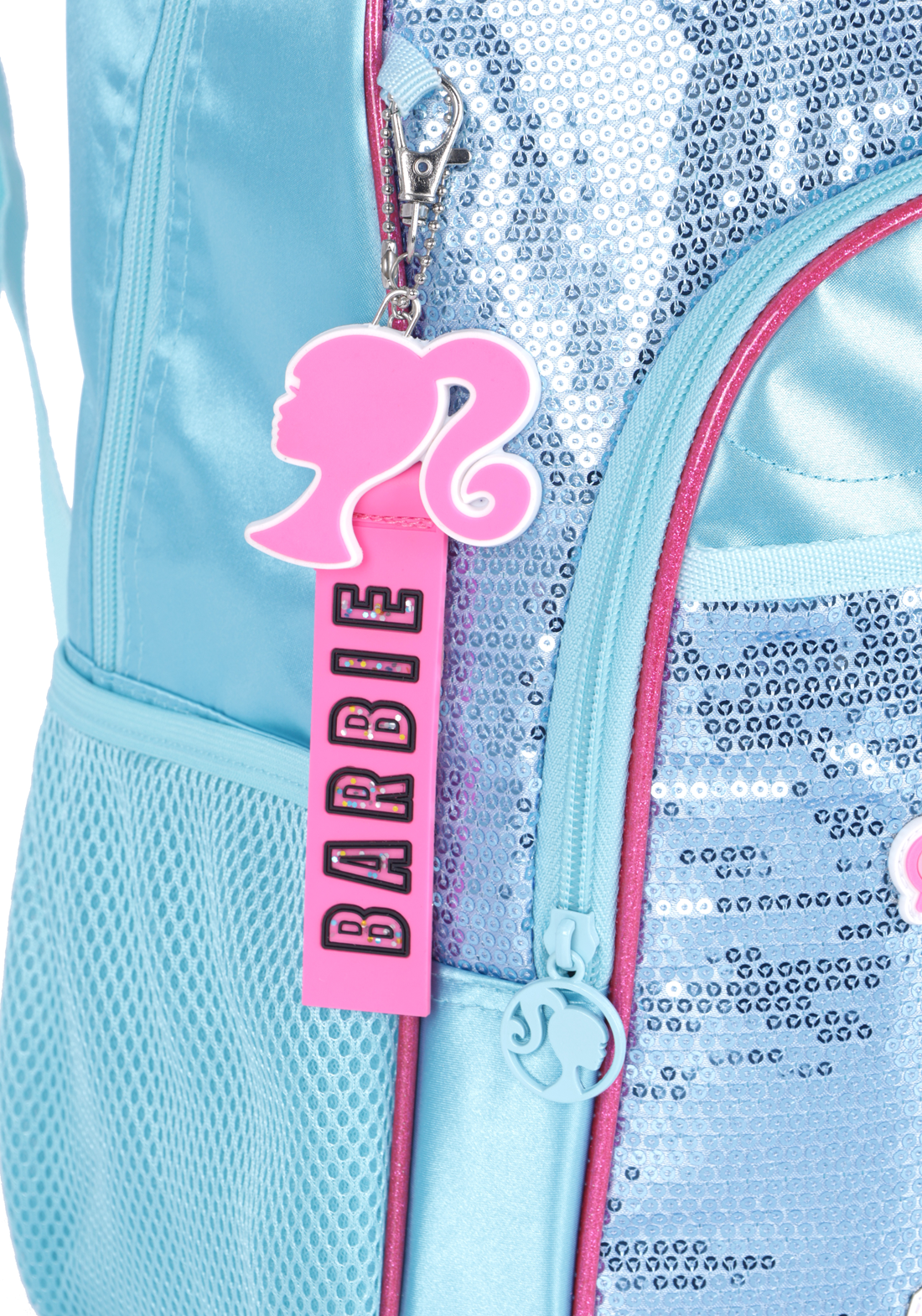 Mochila de Costas Barbie Paetê - Lojas Raven