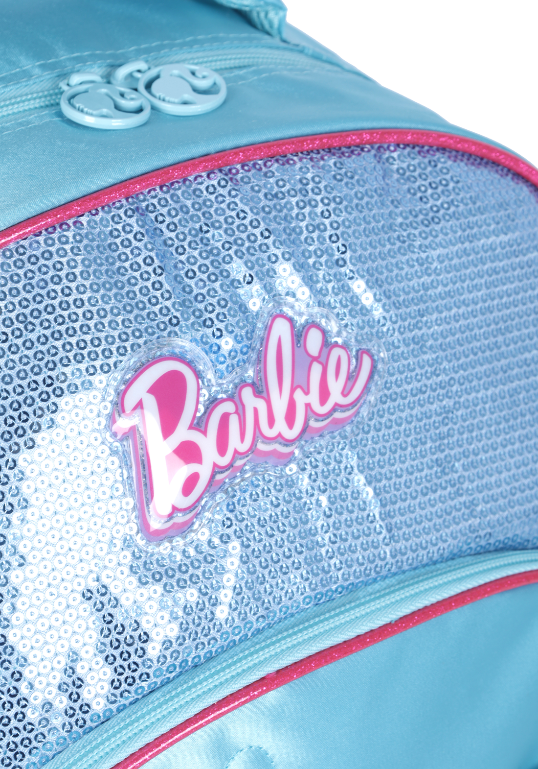 Mochila de Costas Barbie Paetê - Lojas Raven