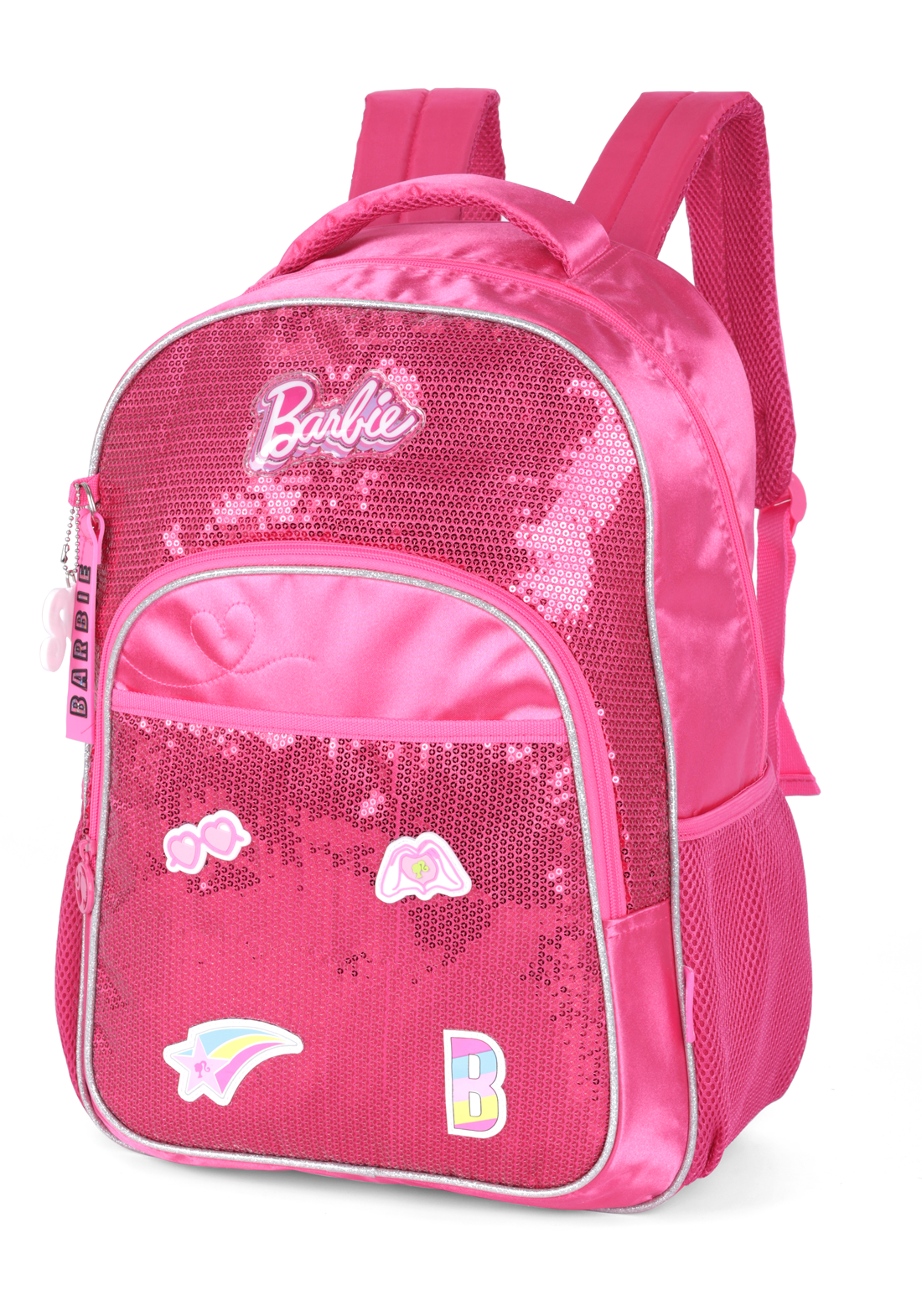Mochila de Costas Barbie Paetê - Lojas Raven
