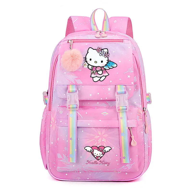 Mochila Escolar Hello Kitty Grande Capacidade - Lojas Raven