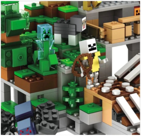 Caverna da Montanha Minecraft (1.000 Peças) - Lojas Raven