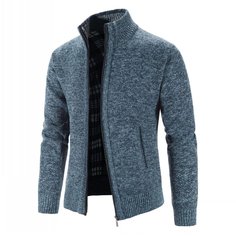 Cardigan Masculino Casual Crochet