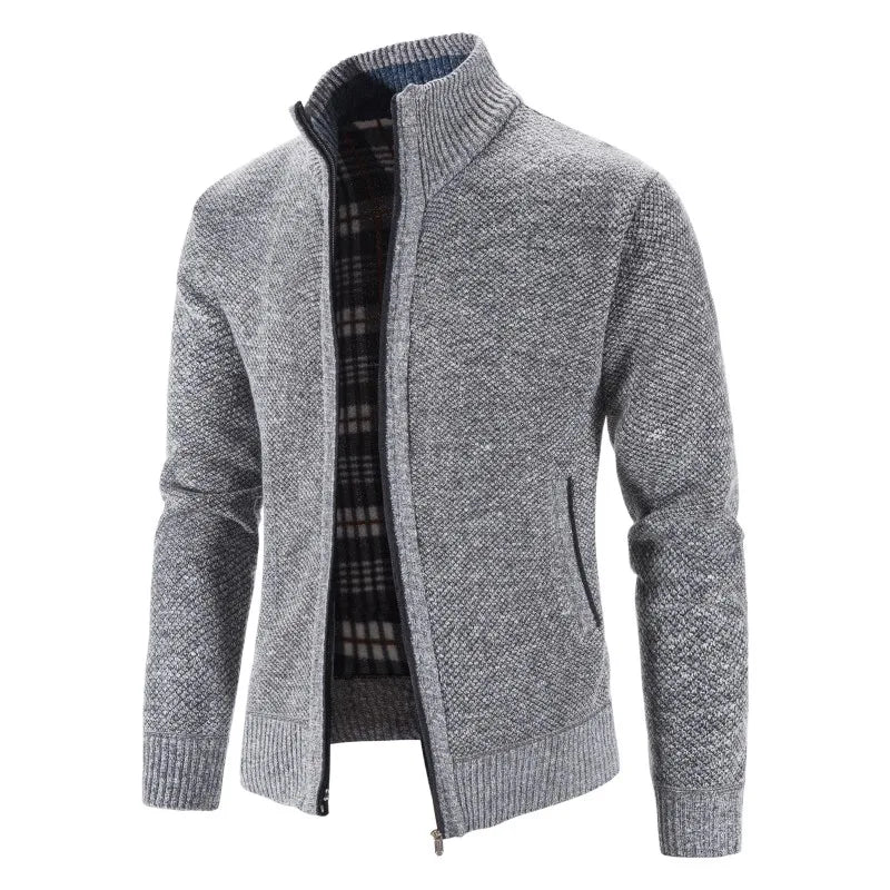 Cardigan Masculino Casual Crochet