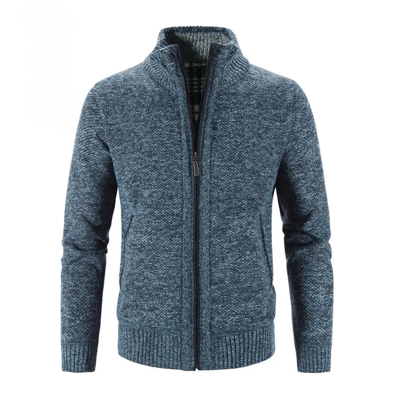 Cardigan Masculino Casual Crochet