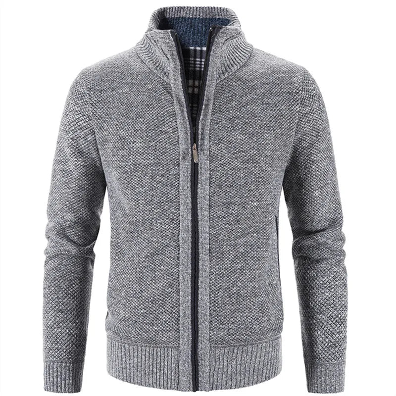 Cardigan Masculino Casual Crochet