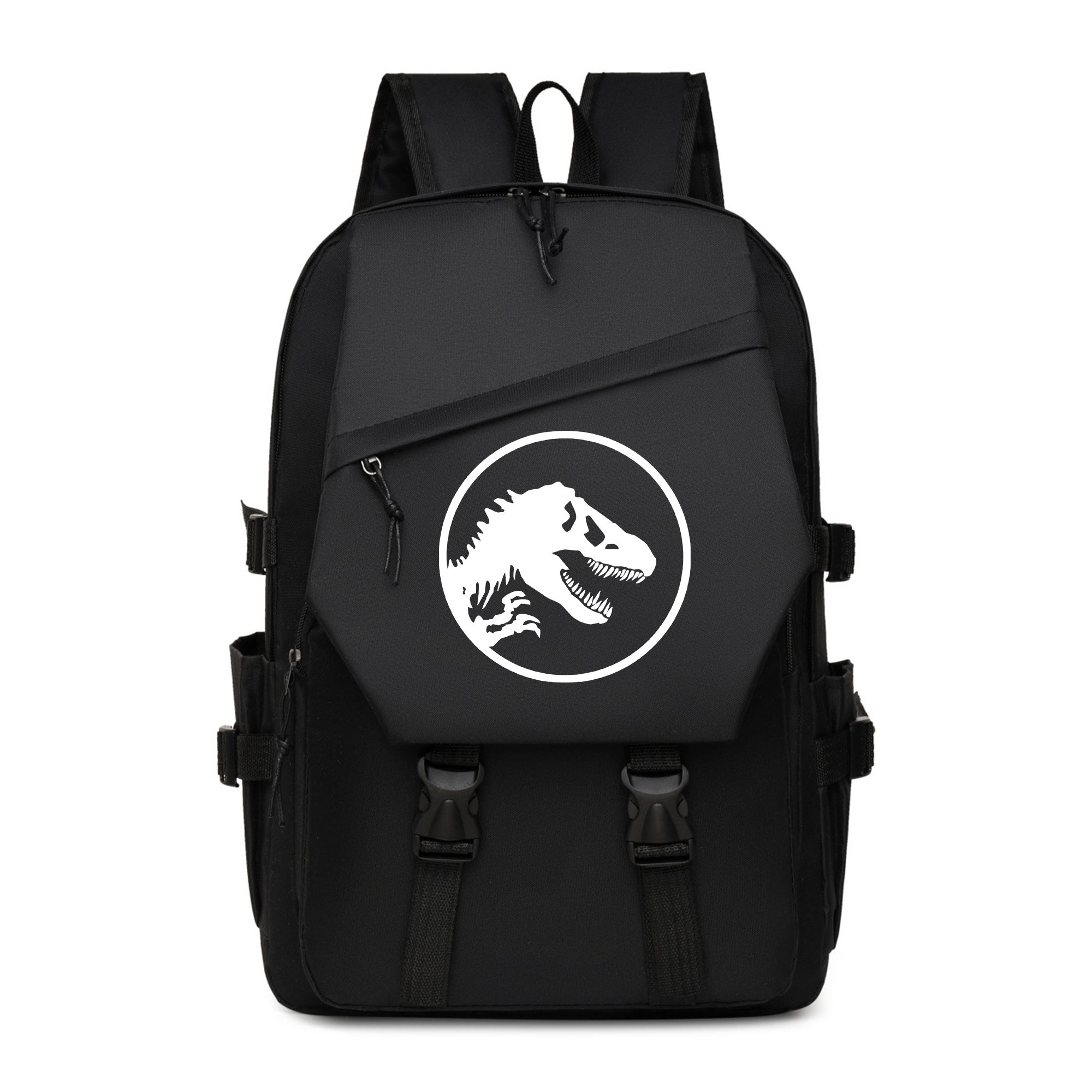 Mochila Escolar Dinossauro em Poliéster - Lojas Raven