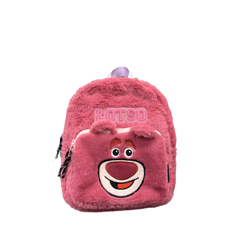 Mochila Escolar Feminina Pelúcia Ursinho - Lojas Raven