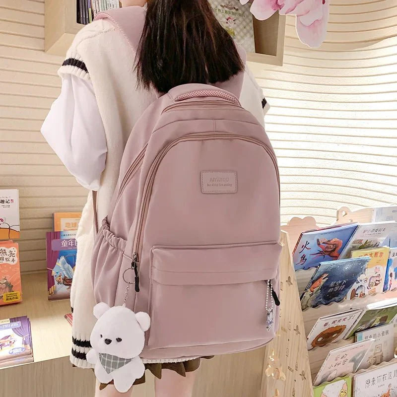 Mochila Escolar Feminina + Chaveiro de brinde - Lojas Raven