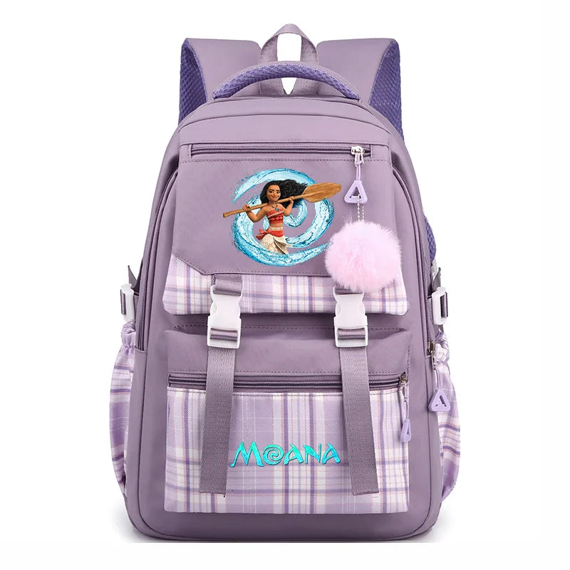 Mochila Escolar Infantil Princesa Moana + Chaveiro de Brinde - Lojas Raven