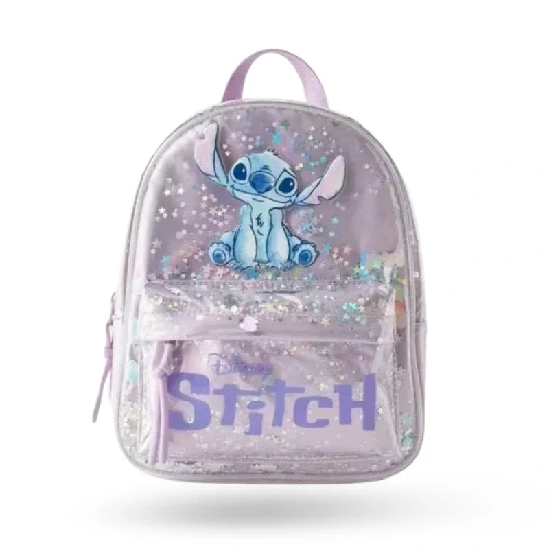 Mochila Escolar Infantil Stitch com Estrelinhas | 3 a 6 anos - Lojas Raven
