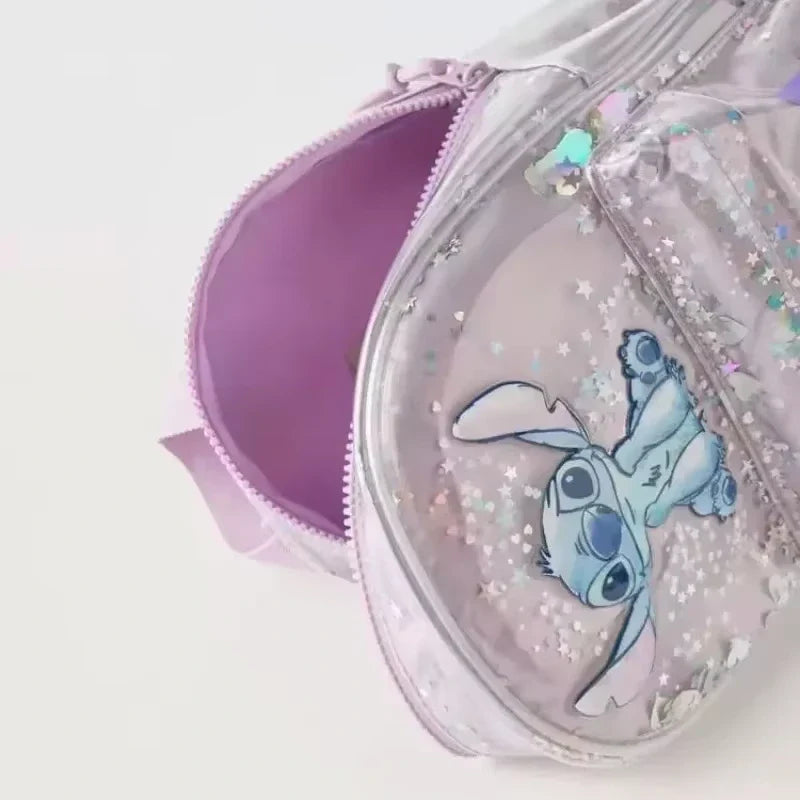 Mochila Escolar Infantil Stitch com Estrelinhas | 3 a 6 anos - Lojas Raven