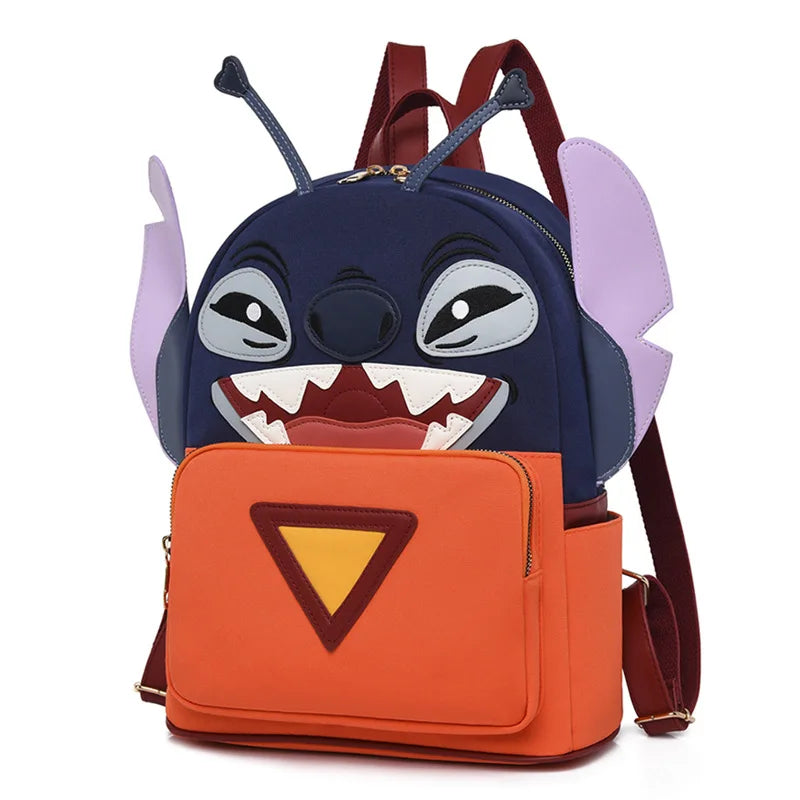 Mochila Escolar Infantil Stitch - Lojas raven