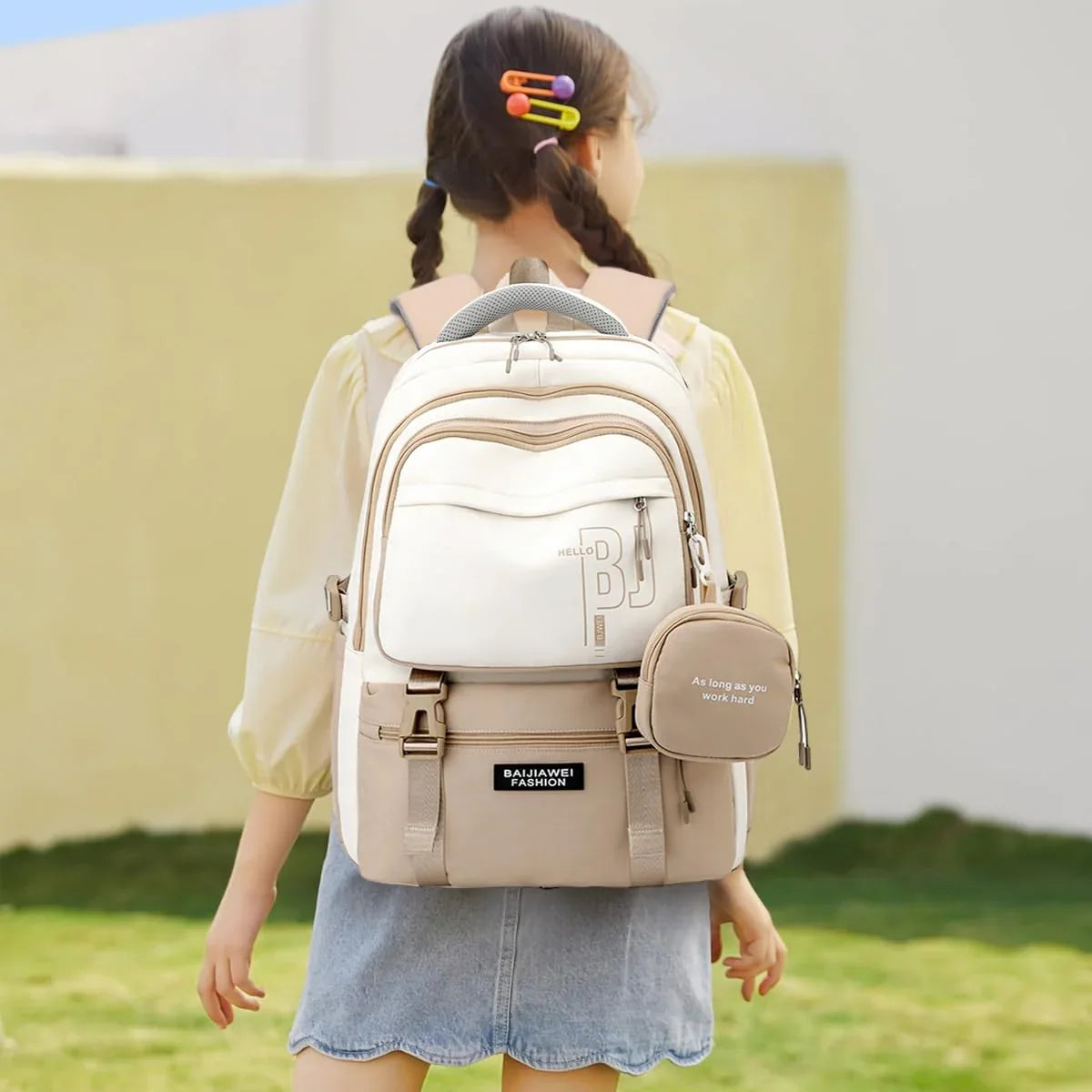 Mochila Escolar Feminina Moderna + Estojo de Brinde - Lojas Raven