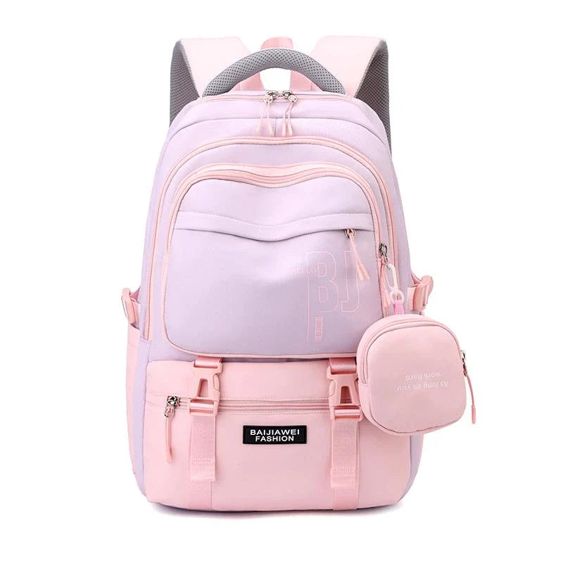 Mochila Escolar Feminina Moderna + Estojo de Brinde - Lojas Raven