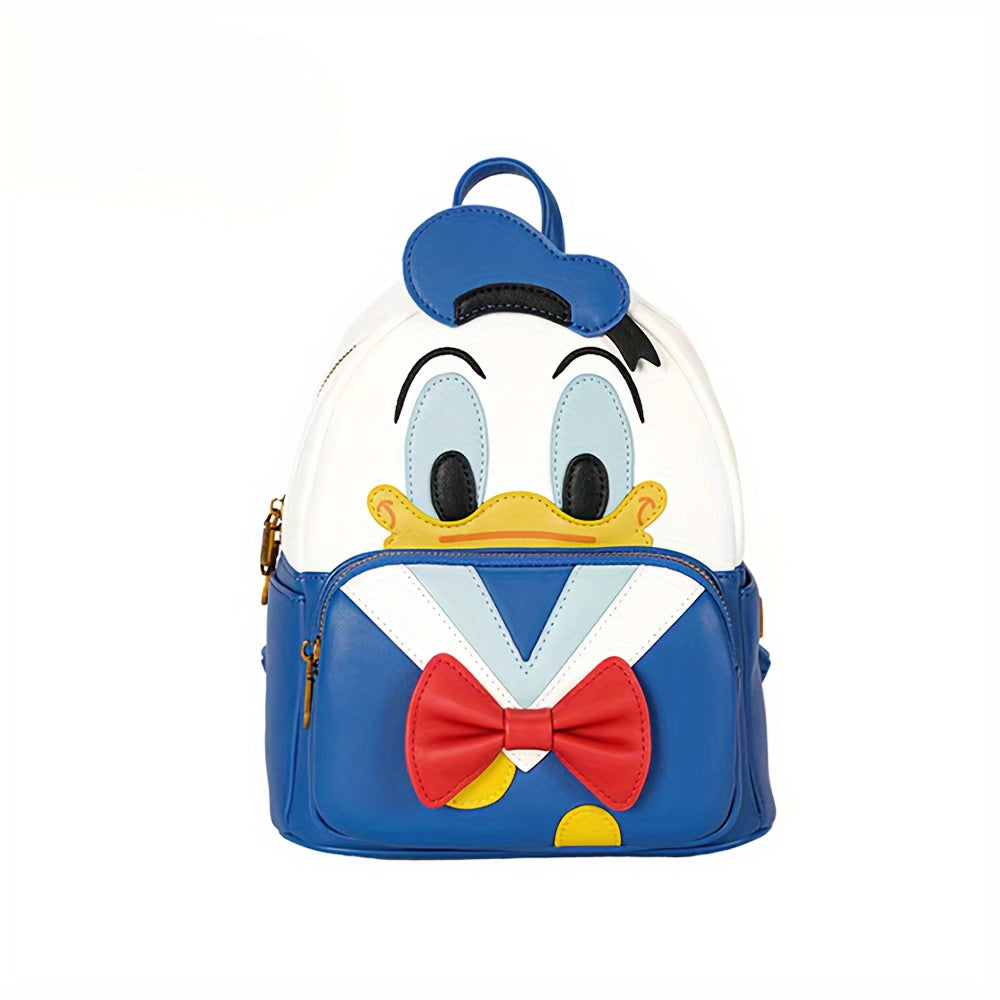 Mochila Escolar Pato Donald de Couro - Lojas Raven