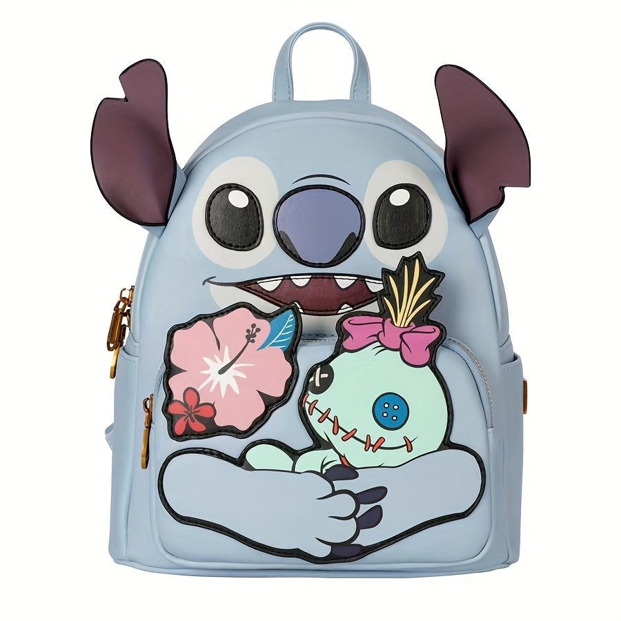 Mochila Escolar Stitch de Couro - Lojas Raven