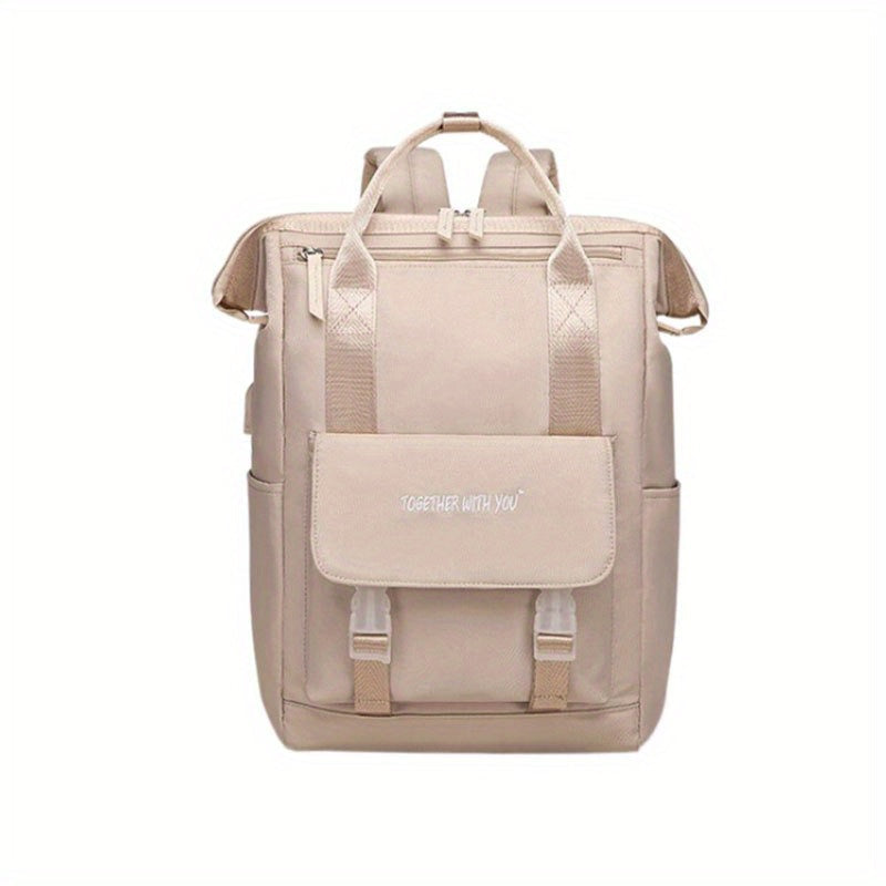 Mochila Feminina Impermeável de Nylon para Laptop - Lojas Raven