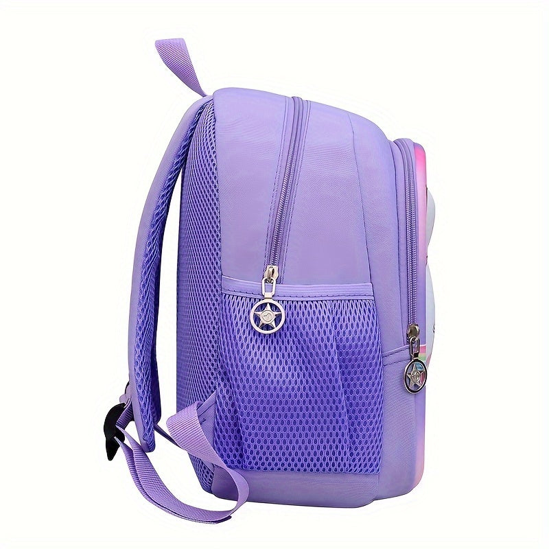 Mochila Infantil Dino e Coelhinha à Prova d'Água